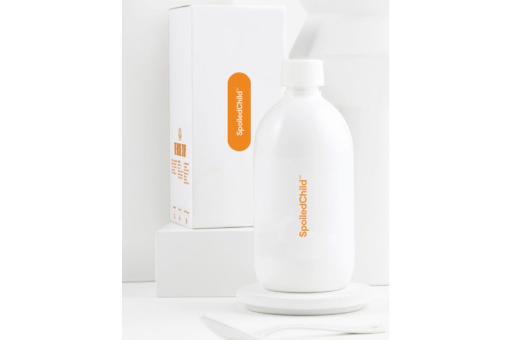 A bottle of liquid collagen