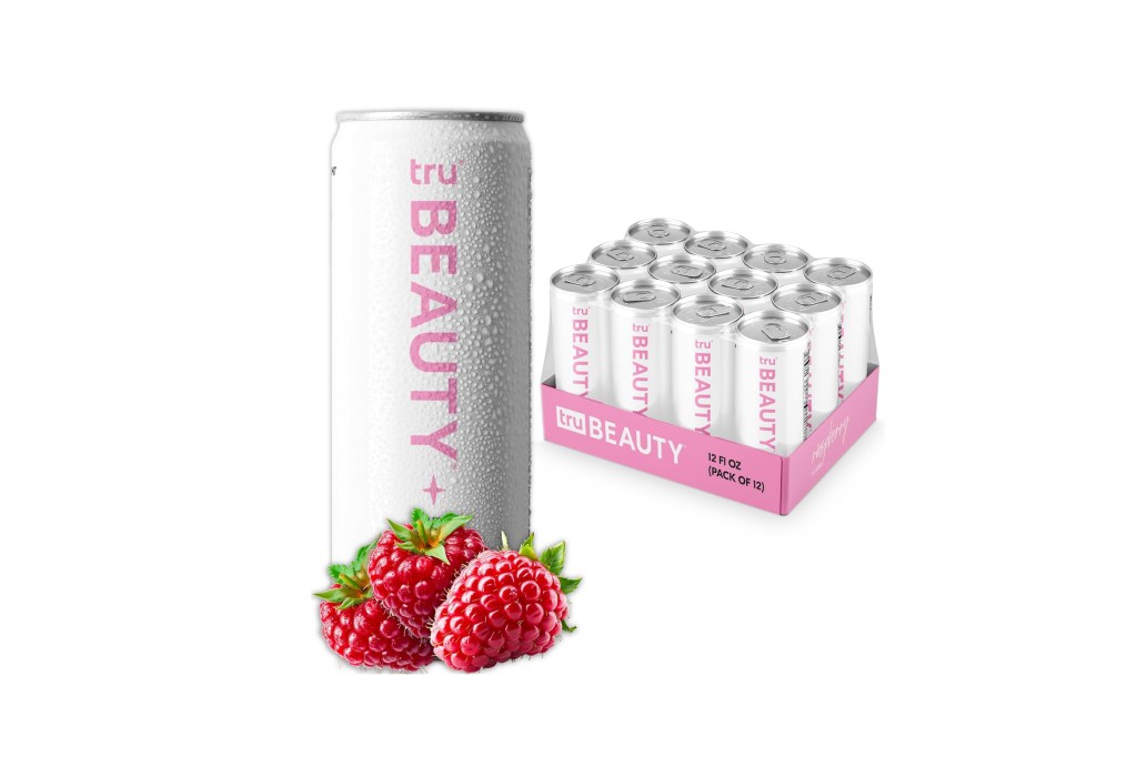 A can of raspberries next to a box of cans