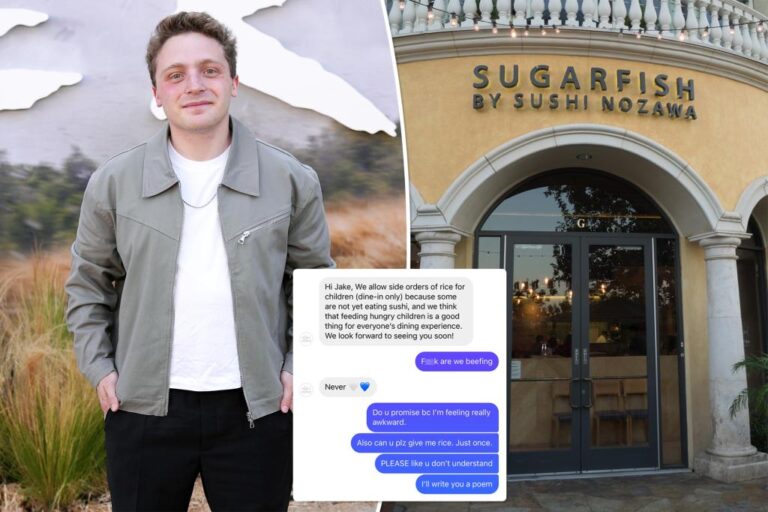 Influencer Jake Shane sparks debate about ordering off the kids' menu